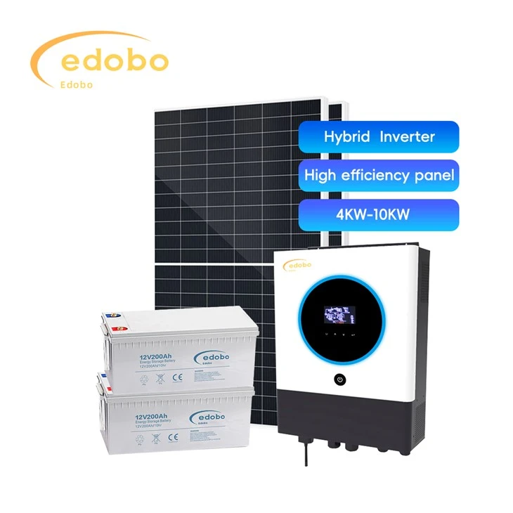 Quyosh batareyasini zaryadlash bilan 4kw 10kw gibrid invertor