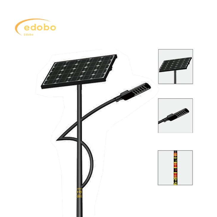Ochiq 80w/100w/120w Split Quyoshli ko'cha chiroqlari