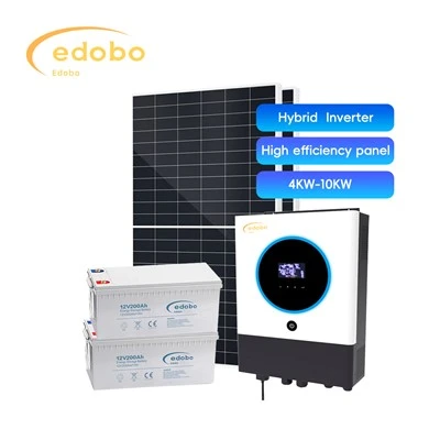 Quyosh batareyasini zaryadlash bilan 4kw 10kw gibrid invertor
