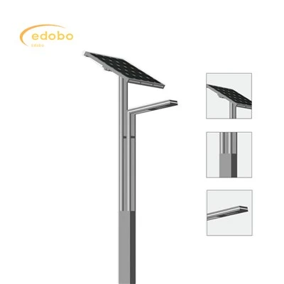 Lityum batareyali LED yorug'lik 80w / 120w quyoshli ko'cha chiroq